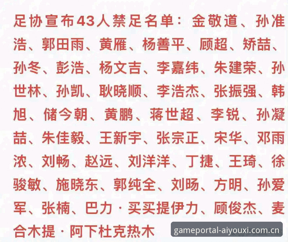 爱游戏客户端攻略 只看罚单vs看懂门道:爱游戏客户端攻略带你深挖足协第三批禁足名单